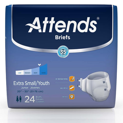 Attends Extra Absorbent X-Small Breathable Briefs (Pack of 96)