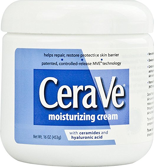 CeraVe Moisturizing Cream 16 oz Daily Face and Body for Dry Skin