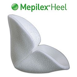Molnlycke Mepilex Soft Silicone Foam Wound Dressing - Heel 5 x 8 Inch - Box
