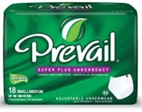 First Quality Absorbent Underwear Prevail Pull On Small / Medium Disposable Heavy Absorbency (#PVR-512, Sold Per Case)