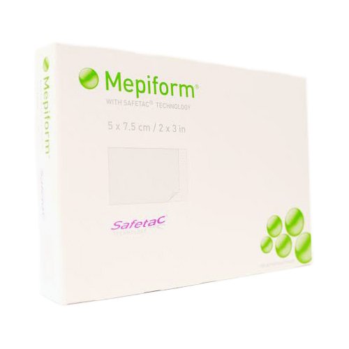 Mepiform - Self-Adherent Soft Silicone Dressing for SCAR Care - 2" x 3" - Box...
