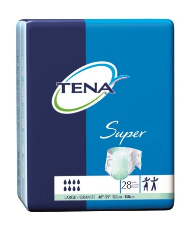 Tena® Disposable Heavy Absorbency Adult Incontinent Super Brief with Tab Clos...