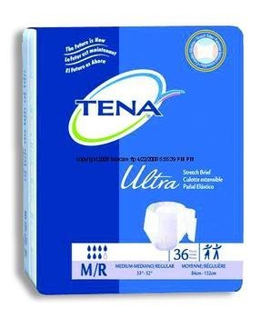 Tena Ultra Stretch Briefs: Size - Medium/regular