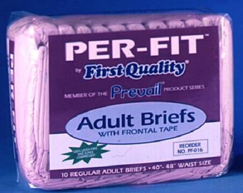 Prevail PF-016/1 PerFit Brief - Regular - 80/Case