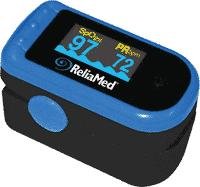 A Professional Model Digital Pulse Oximeter with a Oled Screen and 10 Brightn...