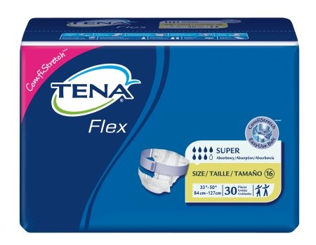 Tena Brief Flex Super Belted Size 16 Disposable Heavy Absorbency (CASE)