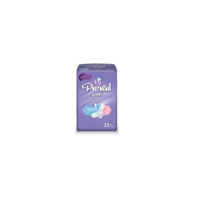 Prevail Bladder Control Pad 16" Length Heavy Absorb. Polymer Female Disposable