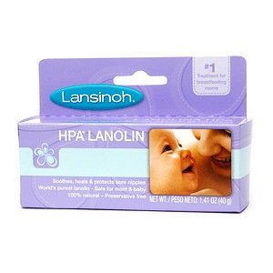 Lansinoh HPA Lanolin for Breastfeeding Mothers, 40 Grams, 1.41 Oz. (6 Pack)