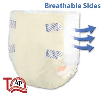 Tranquility SmartCore Disposable Briefs- X-Large, Beige