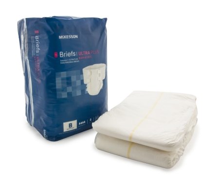 MCKESSON Incontinent Brief McKesson Tab Closure 3X-Large Disposable Heavy Absorbency (#BRBAR, Sold Per Case)