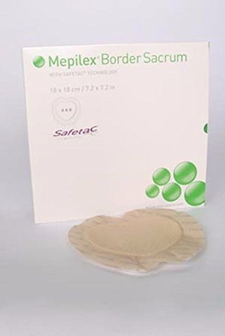 Border Foam Dressing Post-Op 4" X 12" Self-Adherent Soft Silicone 5/Bx