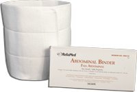 Abdominal Binder, 3 Panel 46-62 Inch Waist, Adjustable Closure