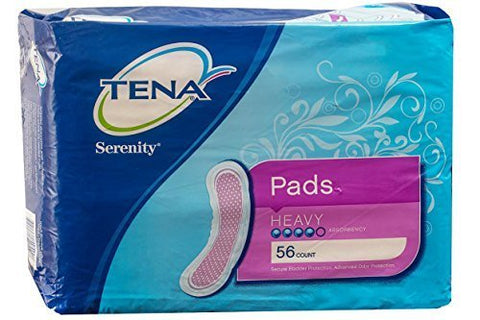49400 Serenity?Heavy Pads, 12" Long, Full Case of 168 (217-0470) by Tena