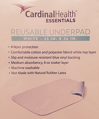 Reusable Blue and White Underpad Incontinence 23 X 36 ONE Count Washable Medi...