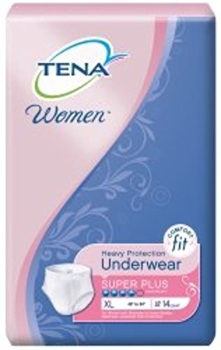 Underwear Wmn Tena Supr+ Extra Large 14Ea/Bg 4Bg/Cs
