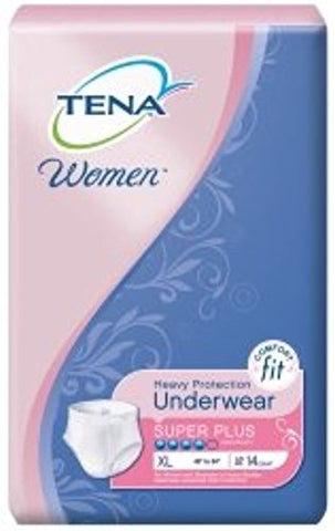 Underwear Wmn Tena Supr+ Extra Large 14Ea/Bg 4Bg/Cs