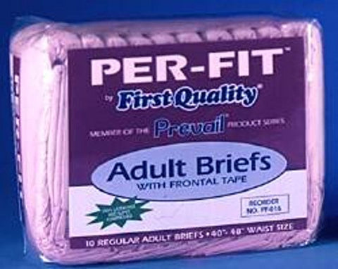 Prevail Tab Closure Regular Disposable Heavy Absorbency (#PF-016/1, CASE)