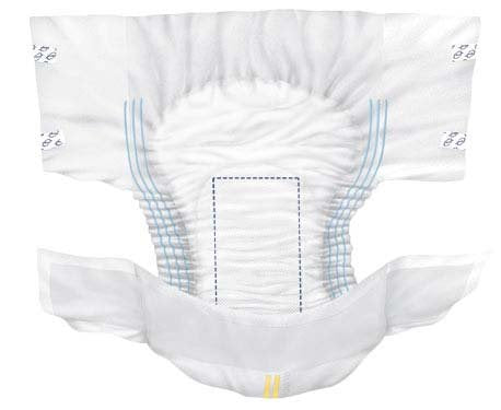Sca Person 72013100 Incontinent Brief Tena Hook And Loop Tab Regular Disposable Heavy Absorbency 67201 Box Of 80