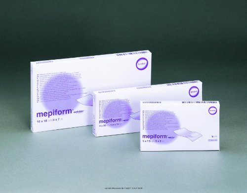 Molnlycke 293499 Mepiform Silicone Dressing-5/Box