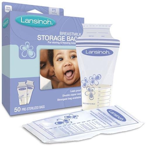 Lansinoh 20435 Breastmilk Storage Bags, 25-Count Boxes (PACK OF 2)