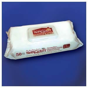 Special Pack of 5 TRANQUILITY CLEANS WIPES 3101 50Box