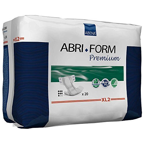 Abena Abri-Form Premium Briefs, Super, Extra-Large XL2, Case/80 (4/20s) by Abena