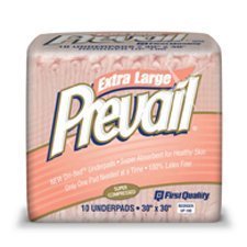 Prevail UP-100 Upad 30x30 Sabs - 100/Case by Prevail