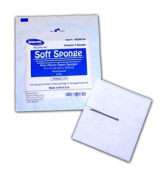 Invacare Soft Sponge, Fenestrated, Ib Soft Spng Fen 4X4 6Ply St2, (1 CASE, 30...