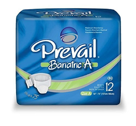 Prevail Specialty Briefs Waist 59-68" Bariatric (48/CS)