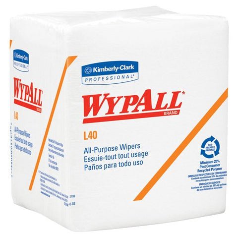 Wypall L40 Quarter Fold Wipers - 56 Covers per Pack by Kimberly-Clark