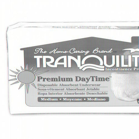 TranquilityÂ® Premium DayTimeTM Disposable Underwear - CASE/64 (Lg (45" - 54"))