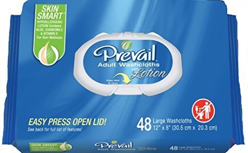 Units Per Pack 48 Prevail Disposable Washcloths Packaging Press &amp; Pull Softpack First Quality WW710 by First Quality