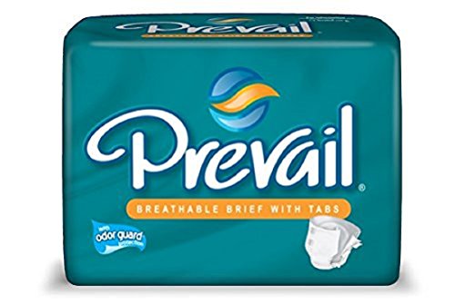 Prevail Adult Brief Medium 32"-44" Latex Free - Pack of 20 - Model PV-012/1