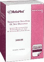 ReliaMed Transparent Film Dressing Latex-free