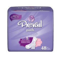 Pad Incontinence Prevail Max 48Ea/Pk