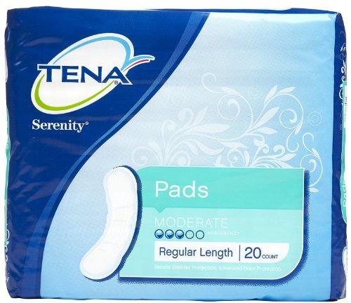 TENA 41300 Serenity Moderate Regular Pads 20/Pack by TENA