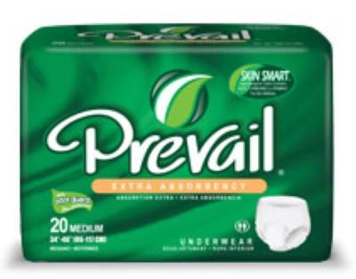 First Qual 82133101 Absorbent Underwear Prevail Extra Pull On Large Disposable Extra Absorbency Pv-513 Box Of 18