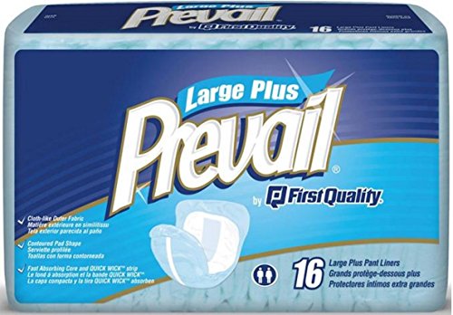 First Quality Incontinence Liner Prevail 28" Length Heavy Absorbency Polymer Unisex (#PL-115, Sold Per Case)