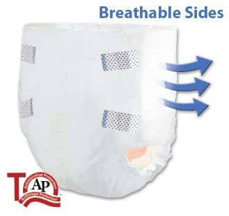 Tranquility SmartCore Disposable Briefs- Medium, White