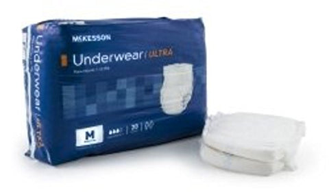 McKesson Pull On Medium Disposable Heavy Absorbency (#UWBMD, Sold Per Bag)