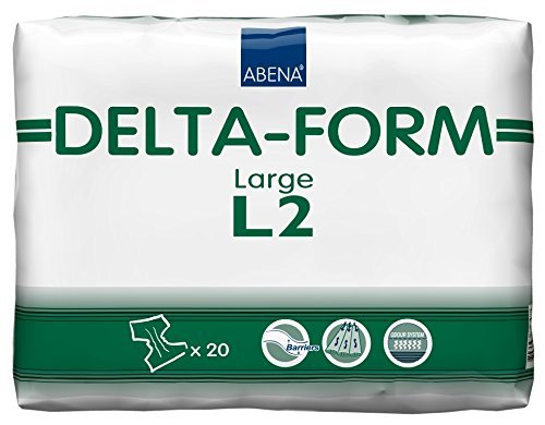 Abena Delta Form Brief, Large, L2, 20 Count by Abena