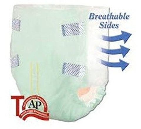 Tranquility Incontinent Brief Tab Closure X-Large Disposable Heavy Absorb (Pack)