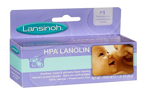 Lansinoh HPA Lanolin for Breastfeeding Mothers, 40 Grams, 1.41 Oz. (Pack of 8)