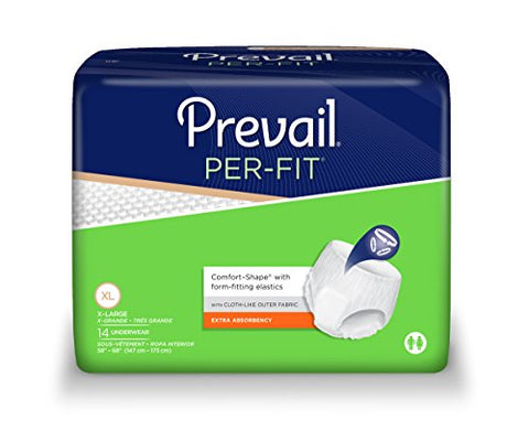 Prevail Underwear Per-fit X-large,size: 4x15 (Case of 60)