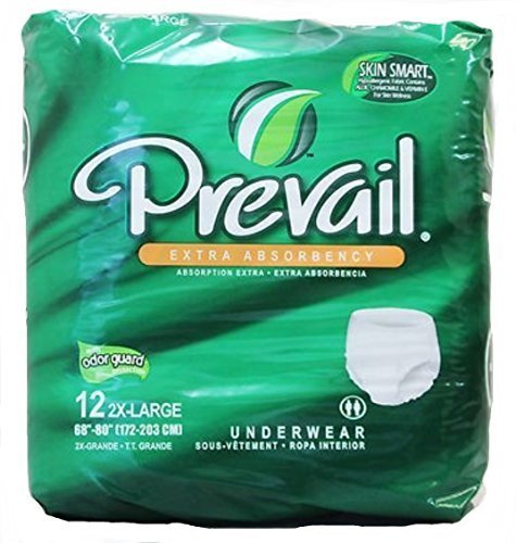 MCK82173100 - Adult Absorbent Underwear Prevail Pull On 2X-Large Disposable Heavy Absorbency