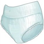 First Quality ProCare Protective Underwear - Large, 44"-58" Waist