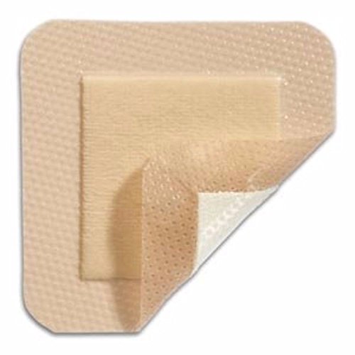 Self-Adherent Absorbent Foam Dressing 3" X 3" 5/Bx
