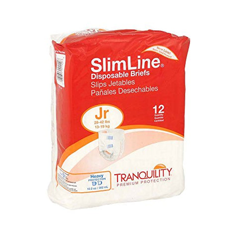 Tranquility SlimLine Disposable Brief- Junior 28-42 lbs.