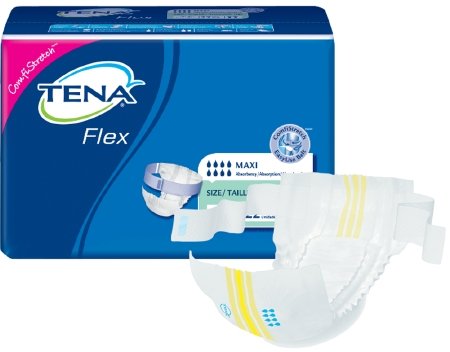 Tena Flex Fitted Briefs Maxi Size Large (16) Case/66 (3 bags of 22)