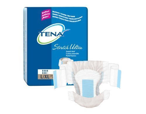 Tena 67803 Ultra Stretch Large/Extra Large Briefs 72/Case by Beststores